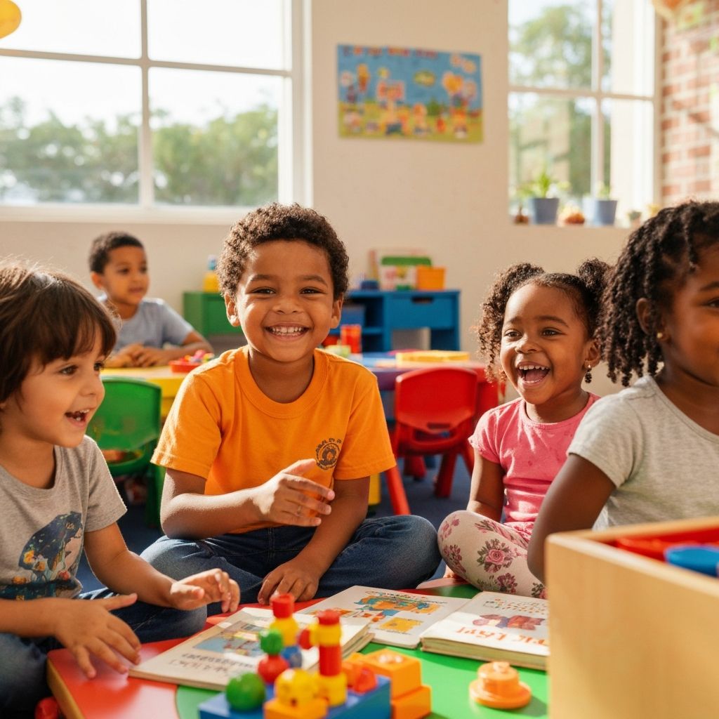 Crianças felizes na APAF